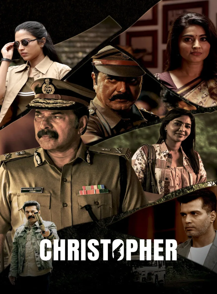 Christopher (2023) (Hindi + Malayalam) Dual Audio UnCut South Movie HD ESub poster