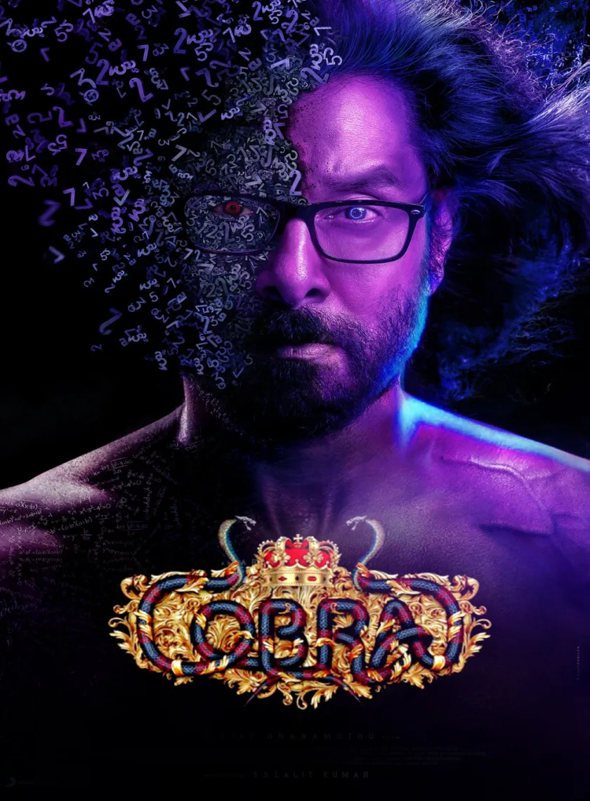 Cobra (2022) South Hindi Dubbed Movie UnCut HD ESub poster