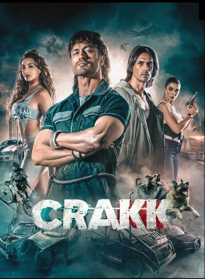 Crakk (2024) Bollywood Hindi Movie HD ESub poster