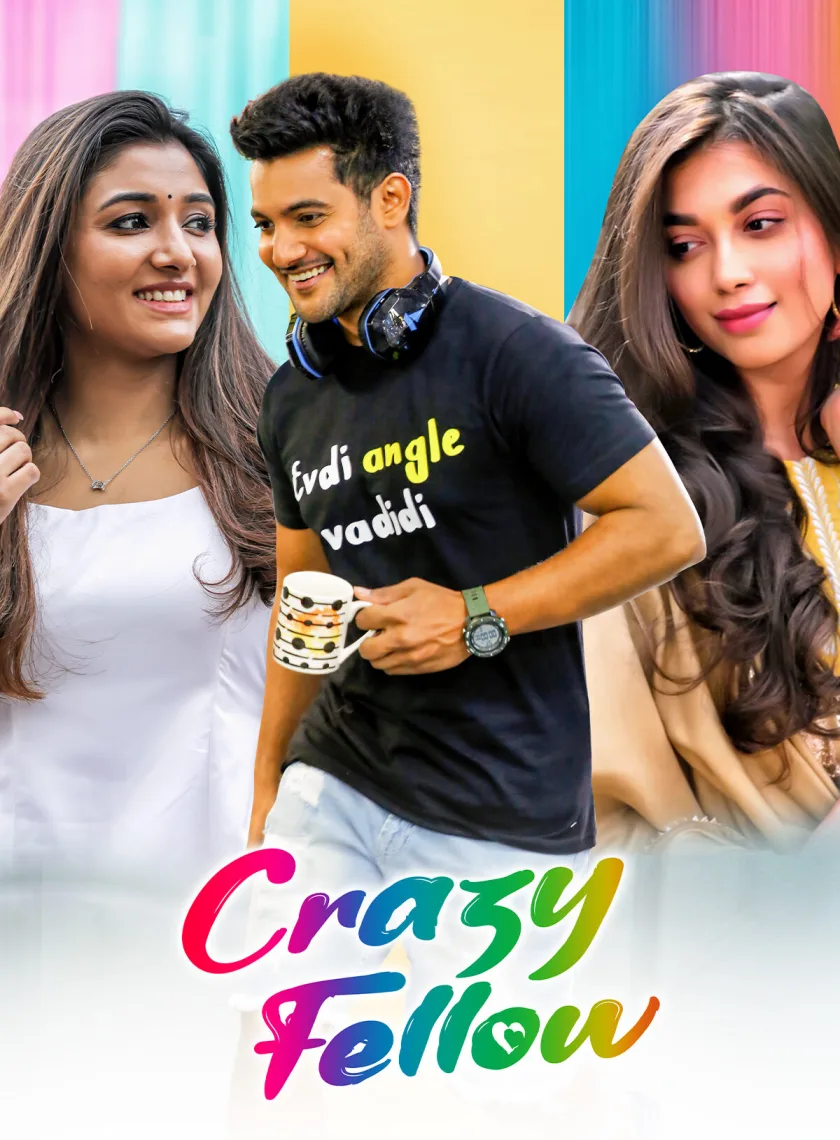 Crazy Fellow (2022) (Hindi + Telugu) Dual Audio UnCut South Movie HD ESub poster