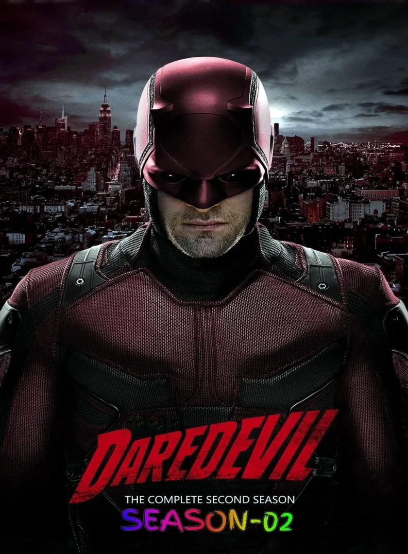 Daredevil S02 (2016) (Hindi + English) Dual Audio MCU Completed Web Series BluRay HEVC ESub poster