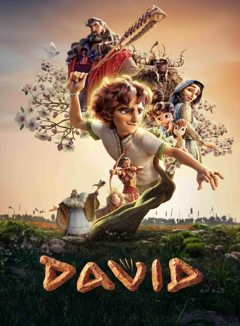 David (2025) (Hindi + English) Dual Audio Animated Movie BluRay HD ESub poster