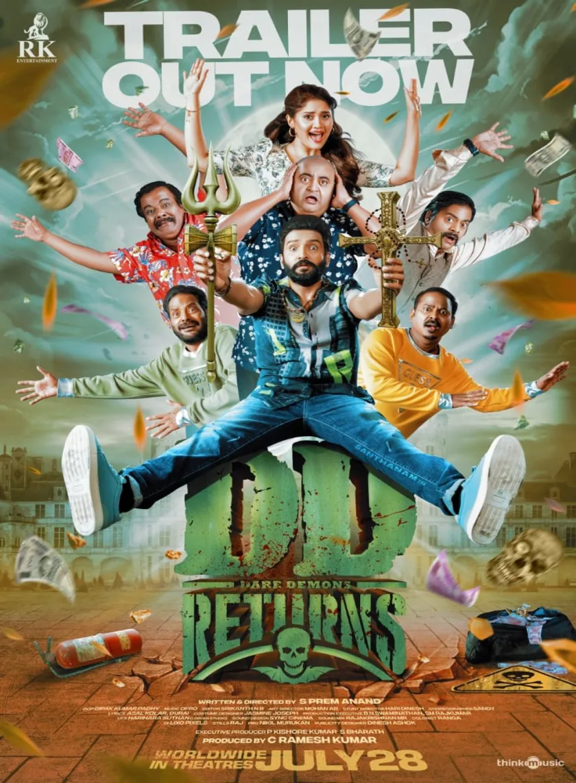 DD Returns (2023) {Hindi + Tamil} Dual Audio Full Movie HD ESub poster