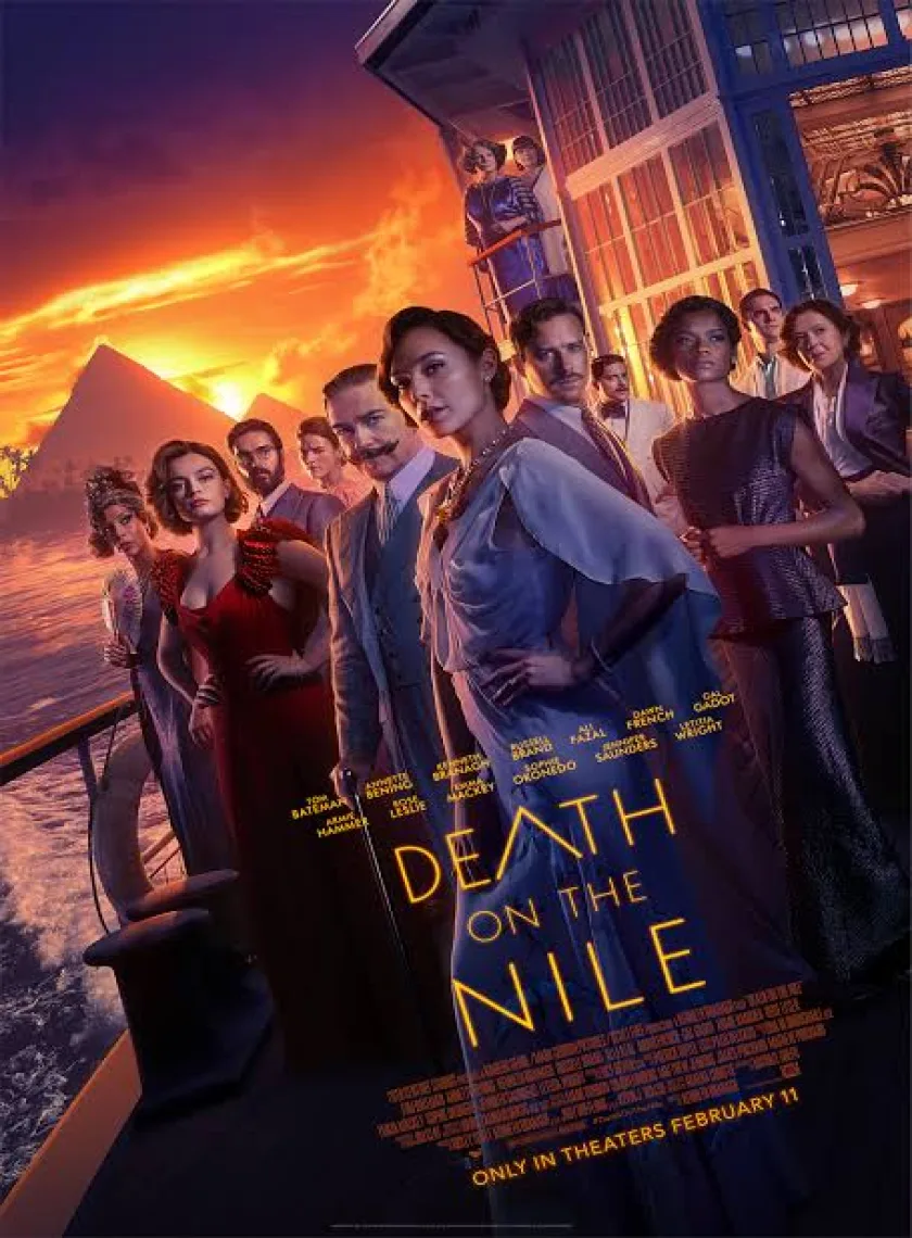 Death on the Nile (2022) Hindi Dubbed Full Movie Bluray ESub poster