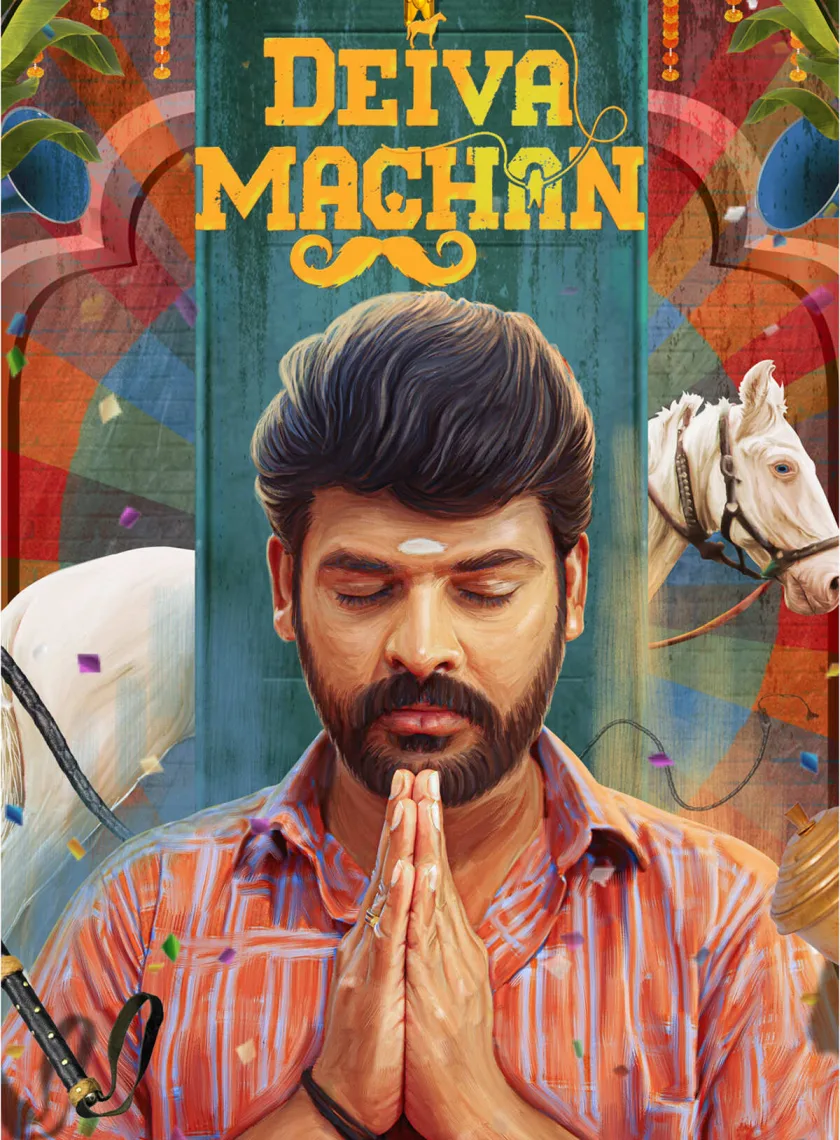 Deiva Machan (2023) (Hindi + Tamil) Dual Audio UnCut South Movie HD ESub poster