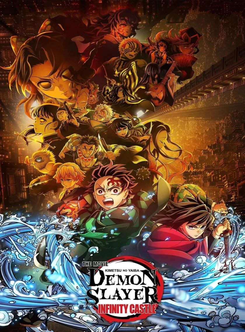 Demon Slayer - Kimetsu no Yaiba Infinity Castle I (2025) (Hindi + English) Dual Audio Animation Movie BluRay HD ESub poster