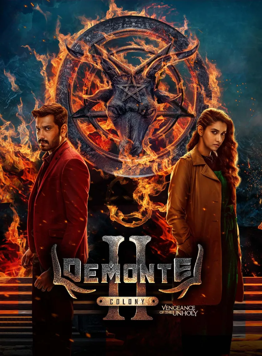 Demonte Colony 2 (2024) South Hindi Dubbed Movie HD ESub poster