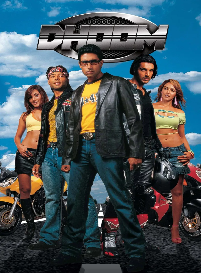 Dhoom (2004) Bollywood Hindi Movie BluRay HD ESub poster