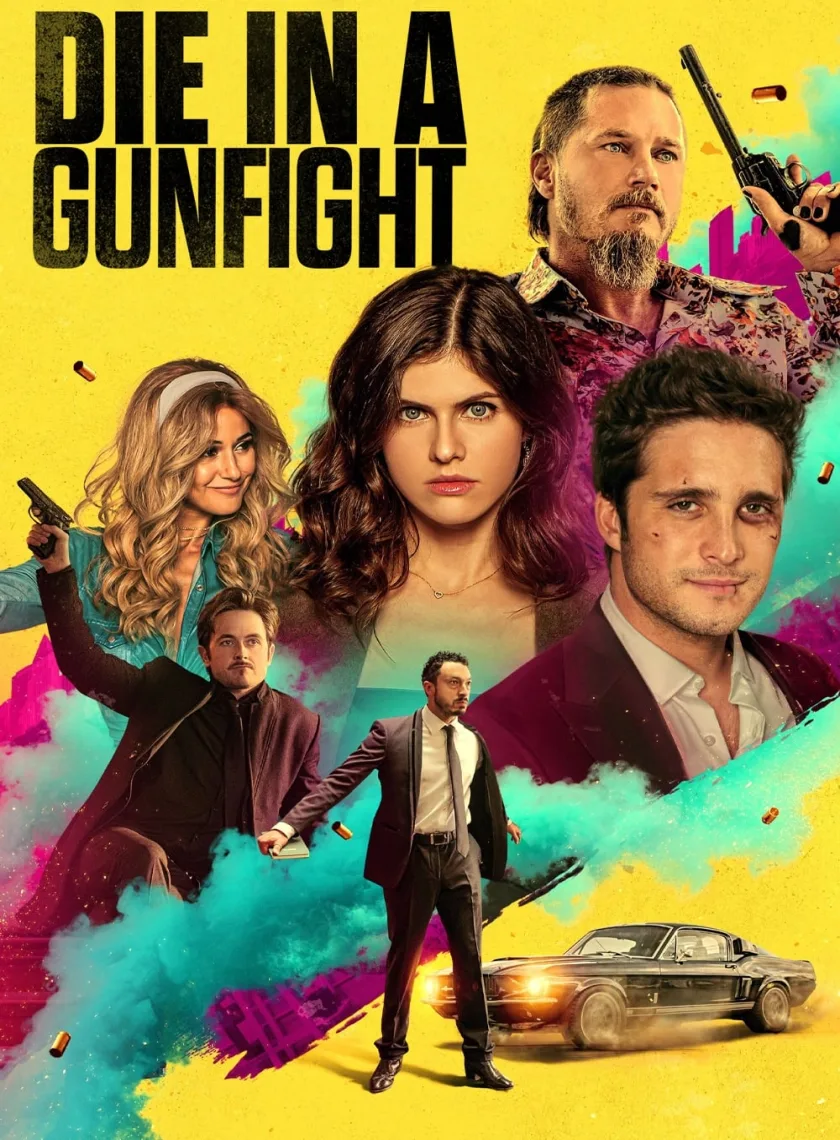 Die in a Gunfight (2021) {Hindi + English} Dual Audio Movie BluRay HD ESub poster