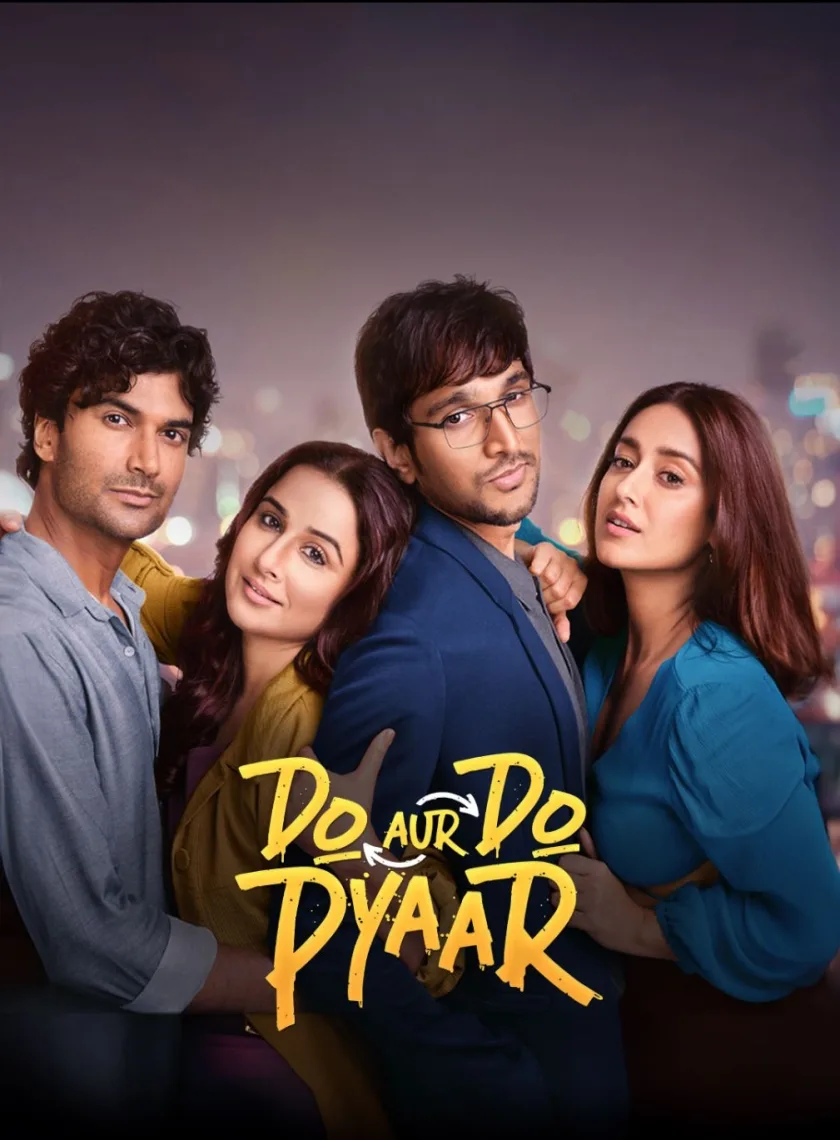 Do Aur Do Pyaar (2024) Bollywood Hindi Movie HD ESub poster