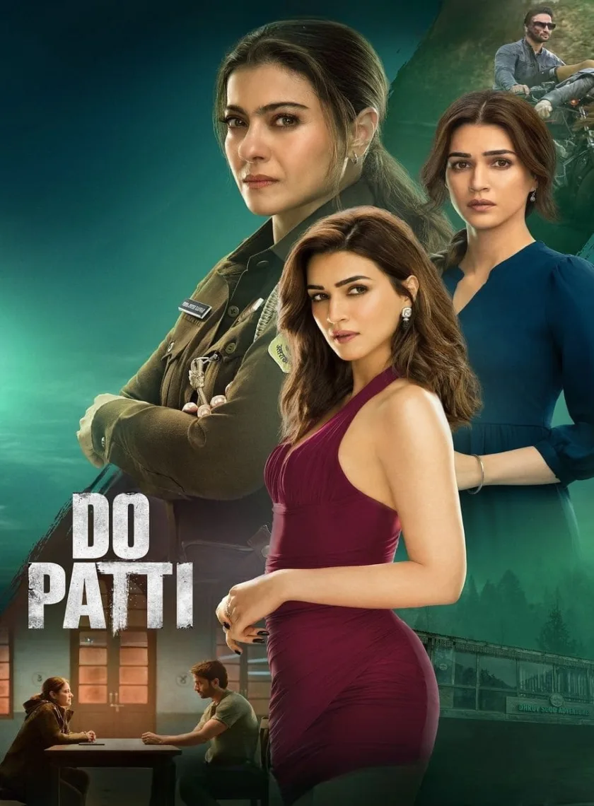 Do Patti (2024) (Hindi + English) Dual Audio Bollywood Movie HD ESub poster