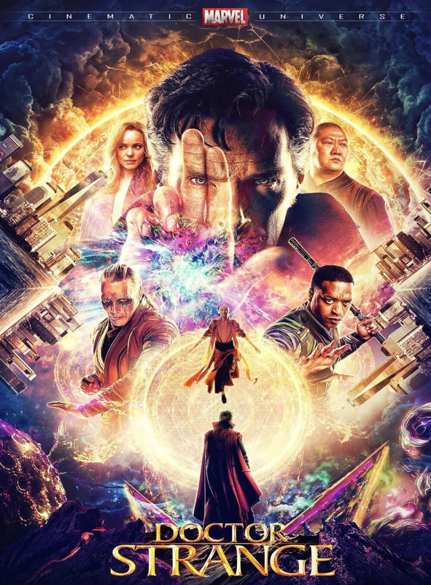Doctor Strange (2016) (Hindi + English) Dual Audio MCU Hollywood Movie BluRay HD ESub poster