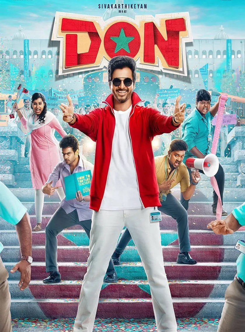 Don (2022) {Hindi + Tamil} Dual Audio UnCut Movie HD ESub poster