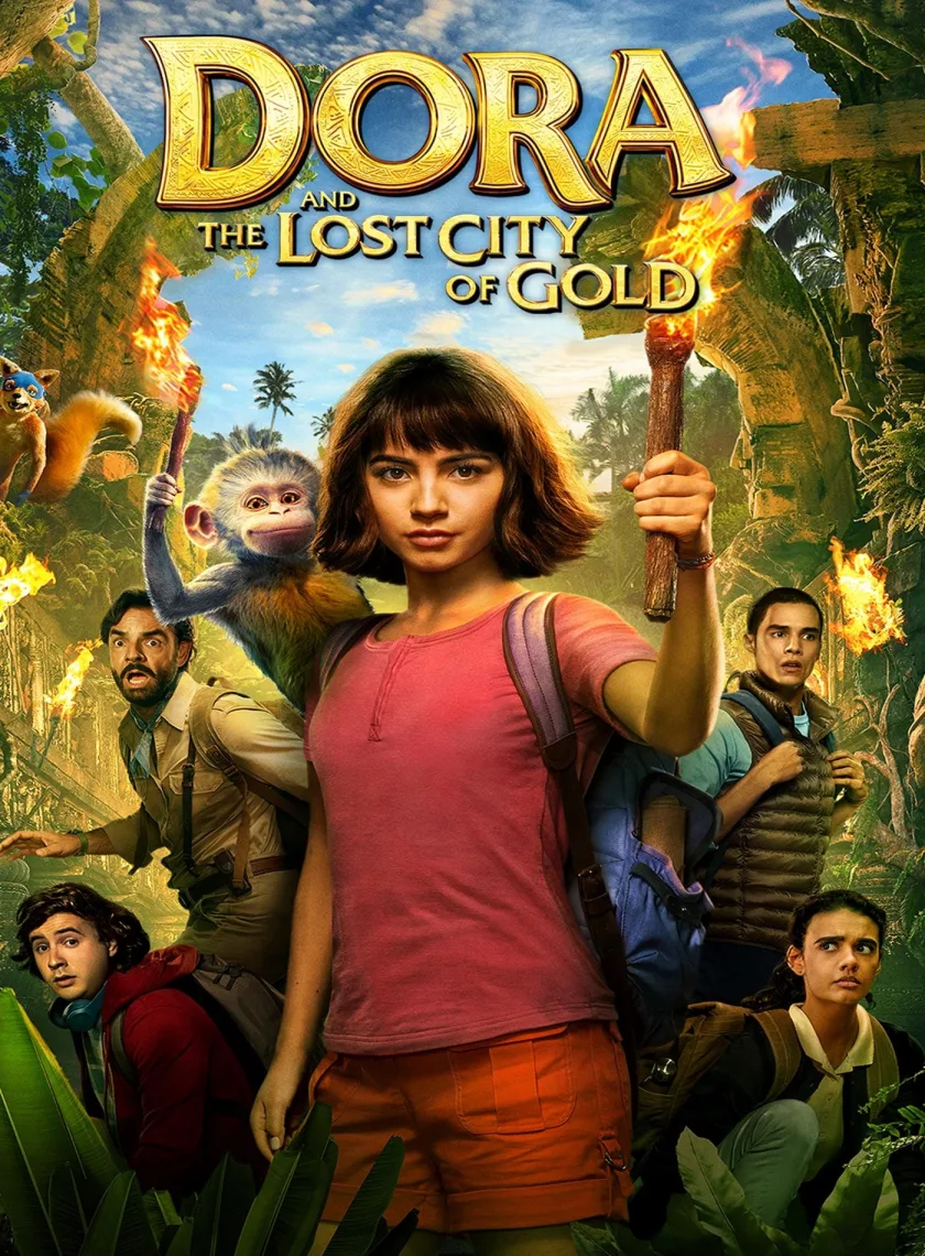 Dora and the Lost City of Gold (2019) (Hindi + English) Dual Audio Movie BluRay HD ESub poster