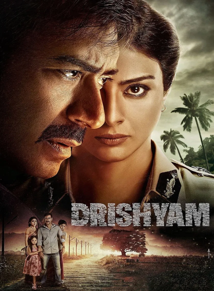 Drishyam (2015) Bollywood Hindi Movie BluRay HD ESub poster