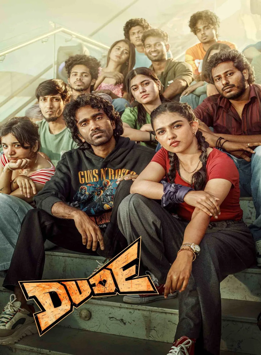 Dude (2025) (Hindi + Tamil) Dual Audio UnCut South Movie HD ESub poster