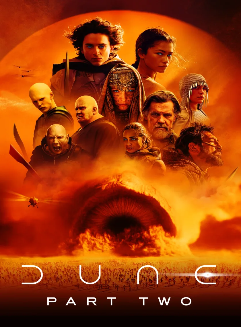 Dune Part Two (2024) {Hindi + English} Dual Audio Movie HD ESub poster