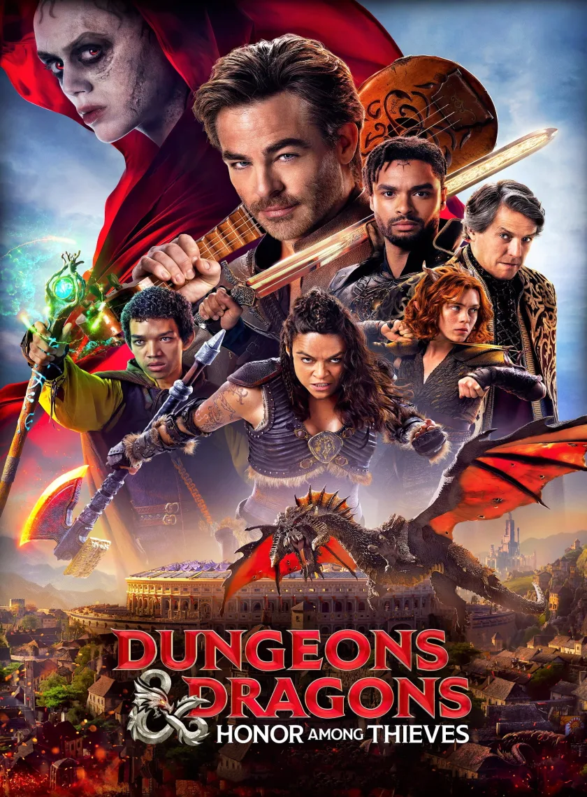 Dungeons   Dragons - Honour Among Thieves (2023) (Hindi + English) Dual Audio Hollywood Movie BluRay HD ESub poster