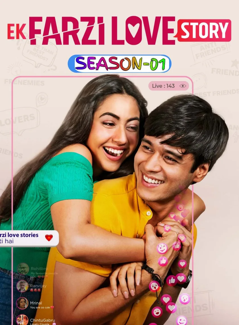 Ek Farzi Love Story S01 (2025) Hindi Completed Web Series HEVC ESub poster