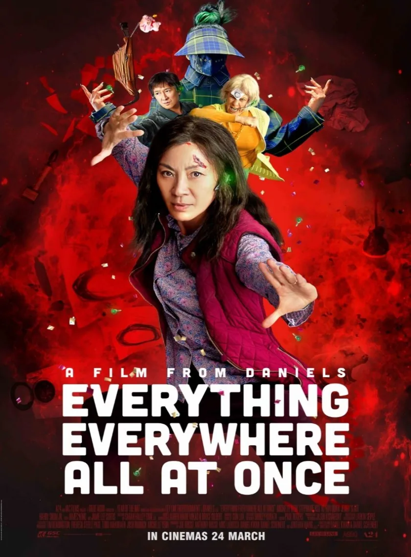 Everything Everywhere All at Once (2022) Hollywood Hindi Dubbed Full Movie {Hindi + English} BluRay HD ESub poster