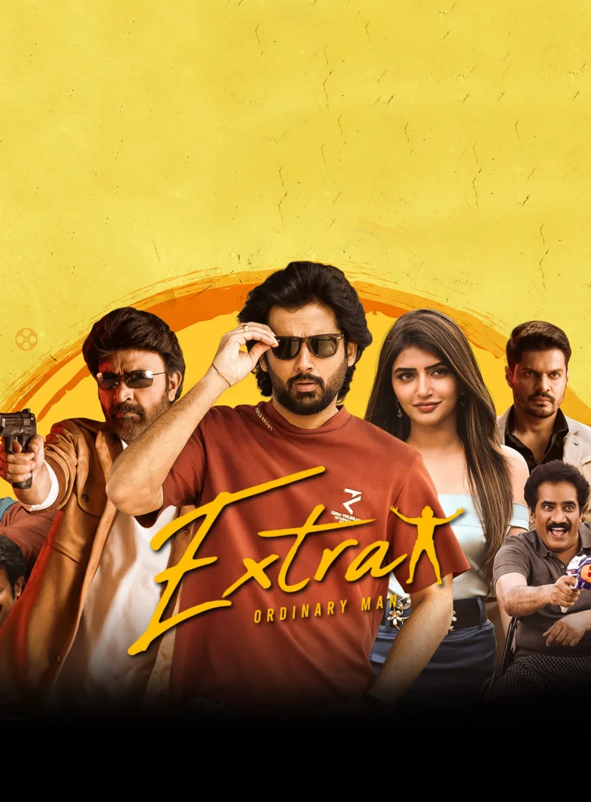 Extra Ordinary Man (2023) (Hindi + Telugu) Dual Audio UnCut South Movie HD ESub poster