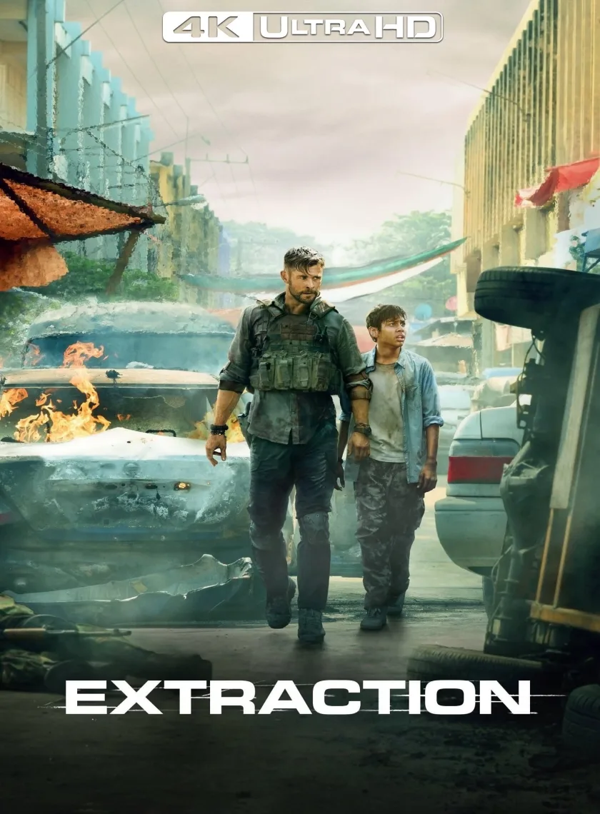 Extraction (2020) (Hindi + English) Dual Audio Hollywood Movie HD ESub poster