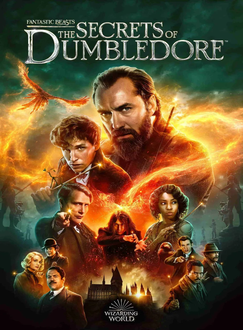 Fantastic Beasts - The Secrets of Dumbledore (2022) (Hindi + English) Dual Audio Hollywood Movie BluRay HD ESub poster