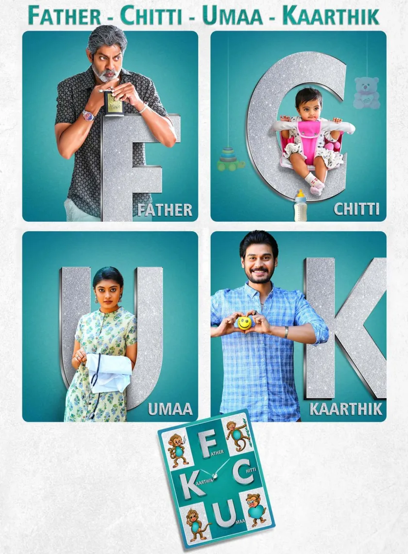 FCUK - (Father Chitti Umaa Kaarthik) (2021) (Hindi + Telugu) Dual Audio UnCut South Movie HD ESub poster