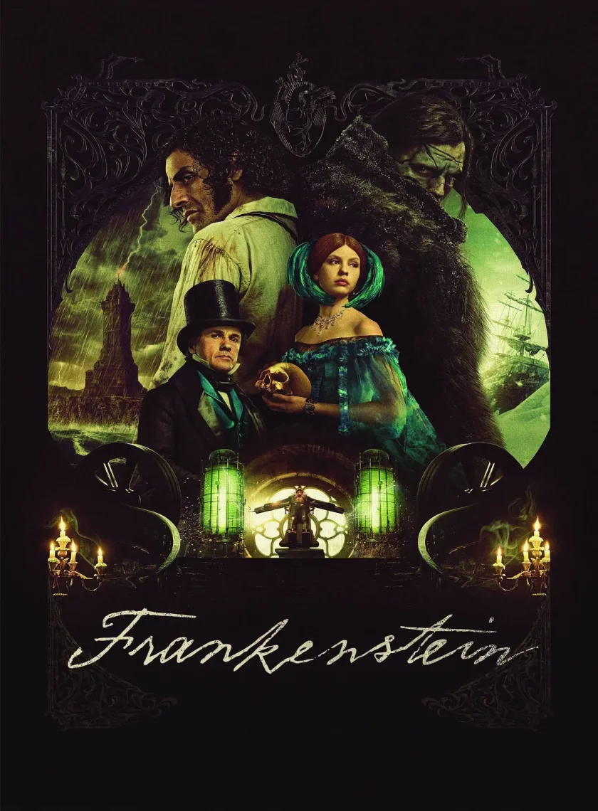 Frankenstein (2025) (Hindi + English) Dual Audio Hollywood Movie HD ESub poster