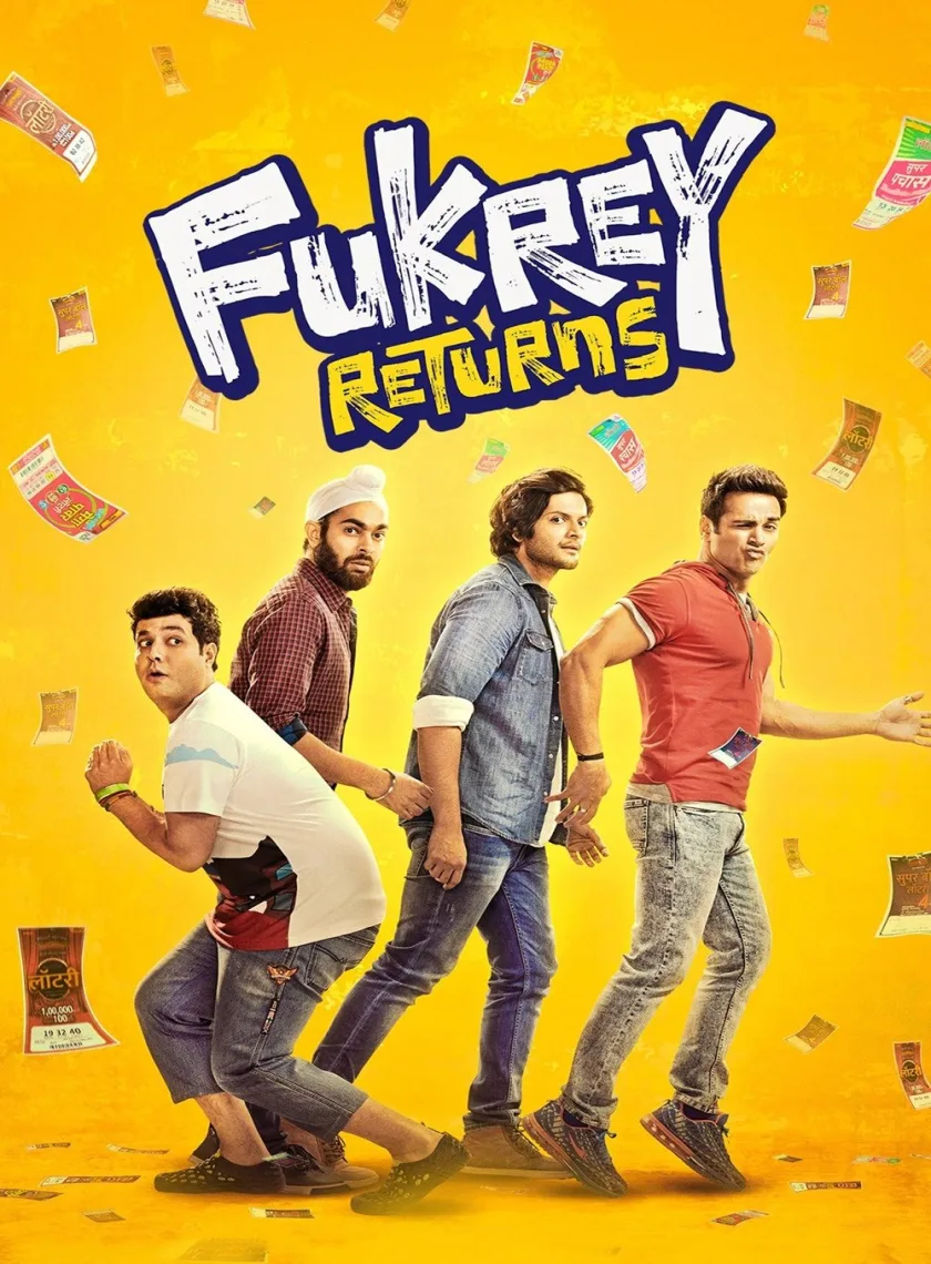 Fukrey Returns (2015) Bollywood Hindi Movie HD ESub poster
