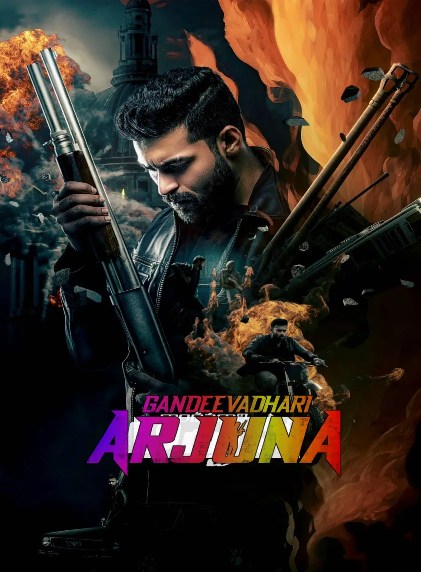 Gandeevadhari Arjuna (2023) (Hindi HQ + Telugu) Dual Audio UnCut South Movie HD ESub poster