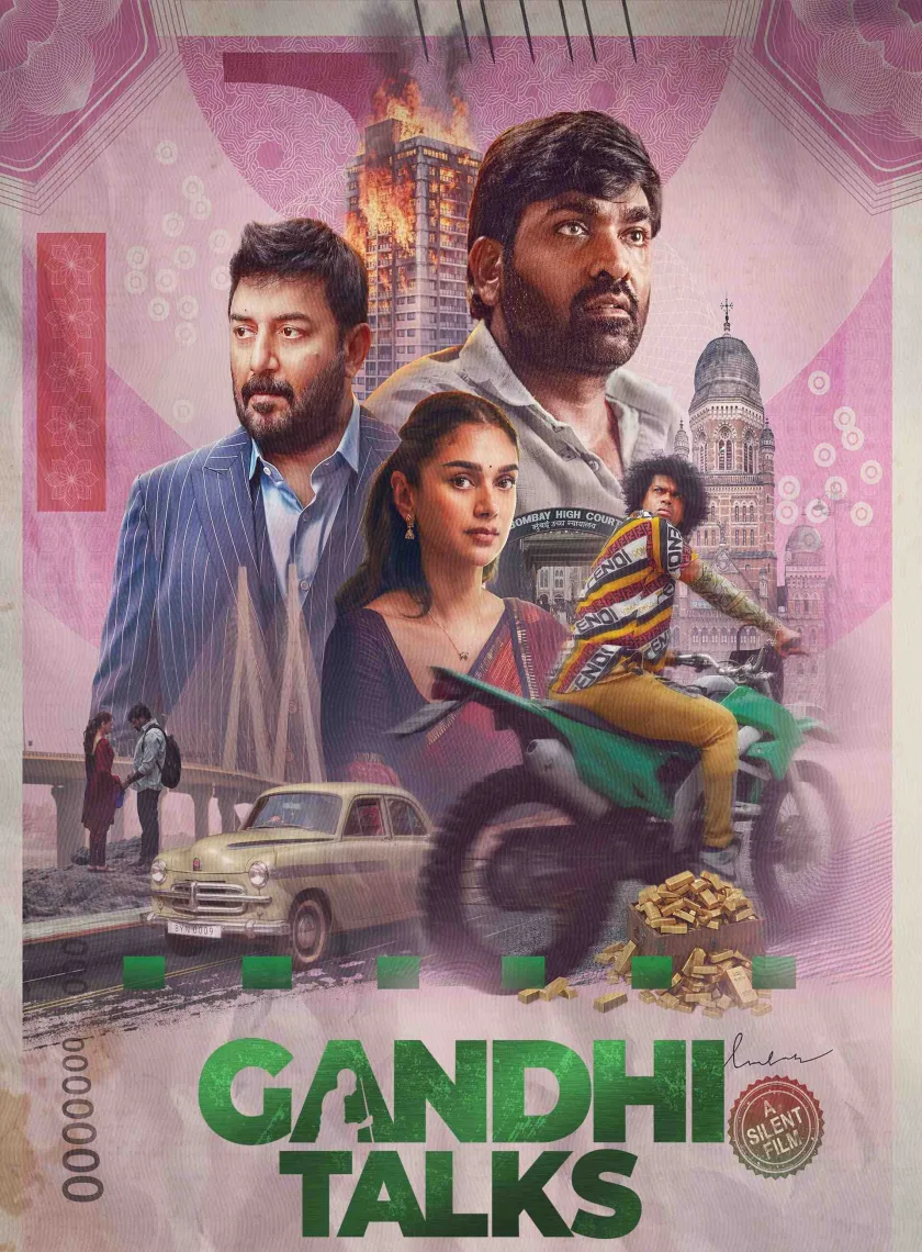 Gandhi Talks (2026) (Hindi + Tamil) Dual Audio UnCut South Movie HD ESub poster