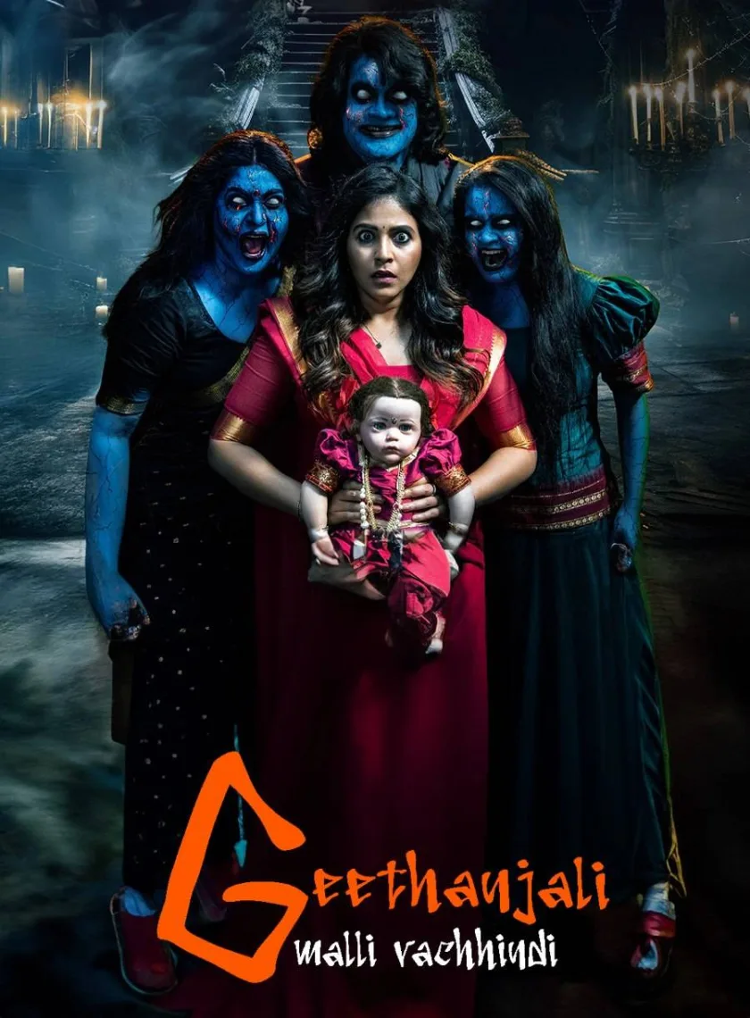 Geethanjali Malli Vachindi (2024) (Hindi + Telugu) Dual Audio UnCut South Movie HD ESub poster