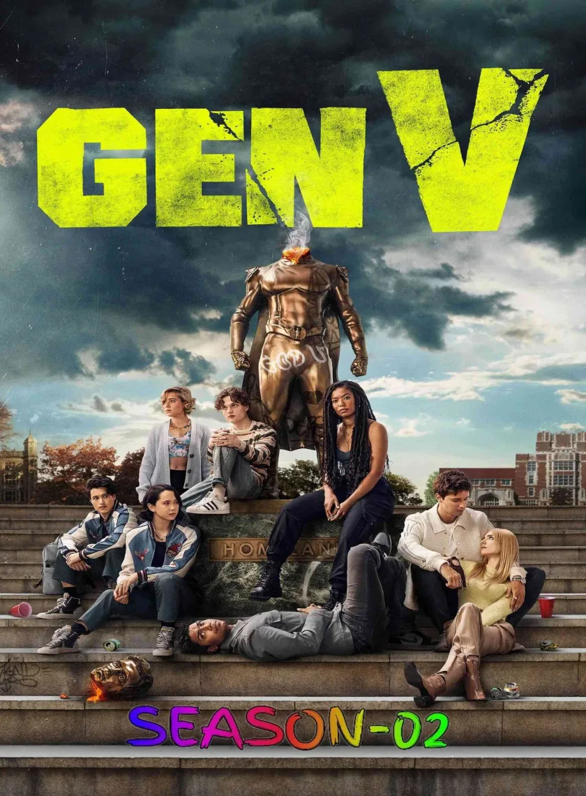 Gen V S02 (2025) (Hindi + English) Dual Audio Completed Web Series HEVC ESub poster