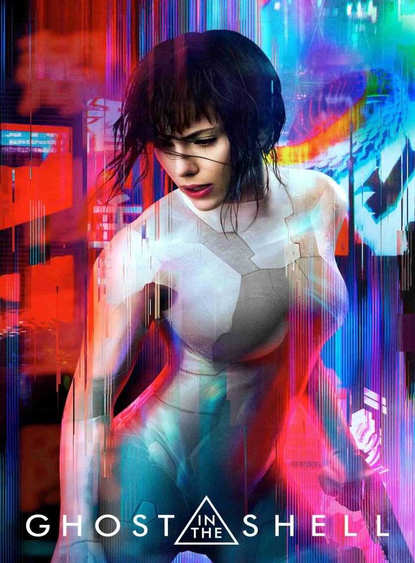 Ghost in the Shell (2017) (Hindi + English) Dual Audio Hollywood Movie BluRay HD ESub poster