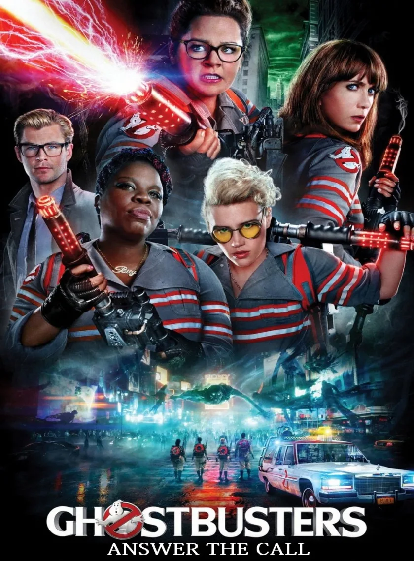 Ghostbusters (2016) (Hindi + English) Dual Audio Hollywood Movie BluRay HD ESub poster