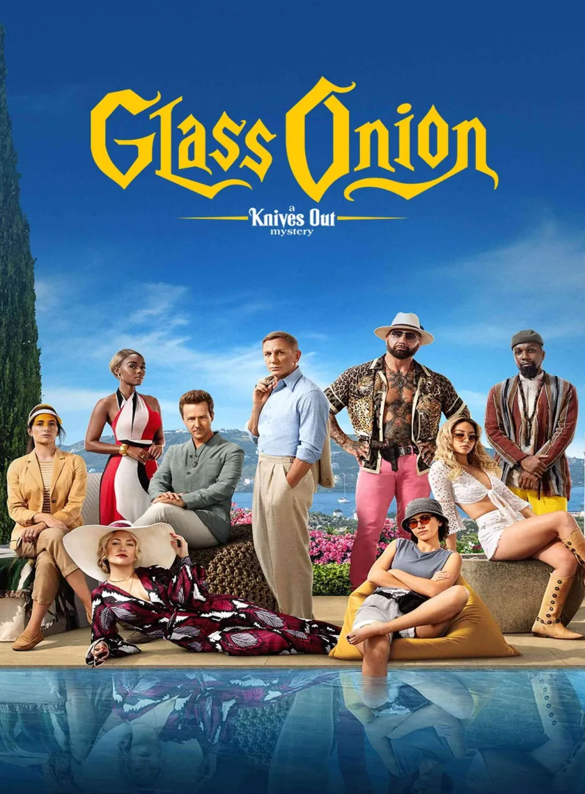 Glass Onion A Knives Out Mystery (2022) (Hindi + English) Dual Audio Hollywood Movie HD ESub poster