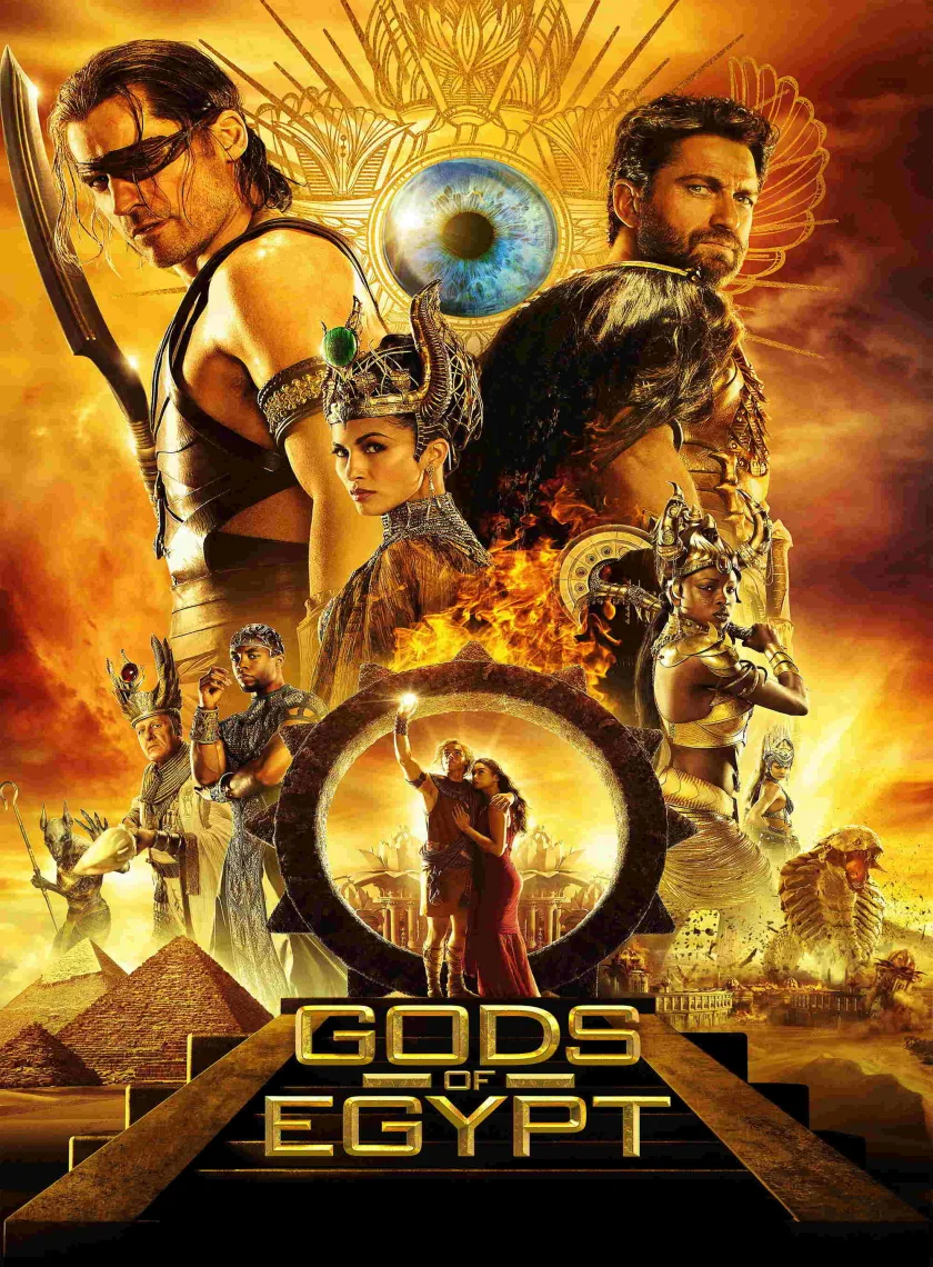 Gods of Egypt (2016) (Hindi + English) Dual Audio Hollywood Movie BluRay HD ESub poster