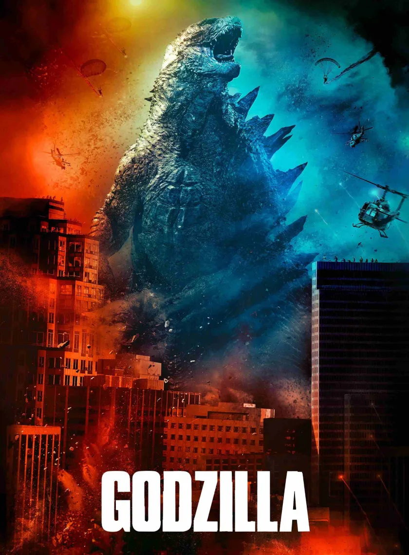 Godzilla (2014) (Hindi + English) Dual Audio Hollywood Movie BluRay HD ESub poster
