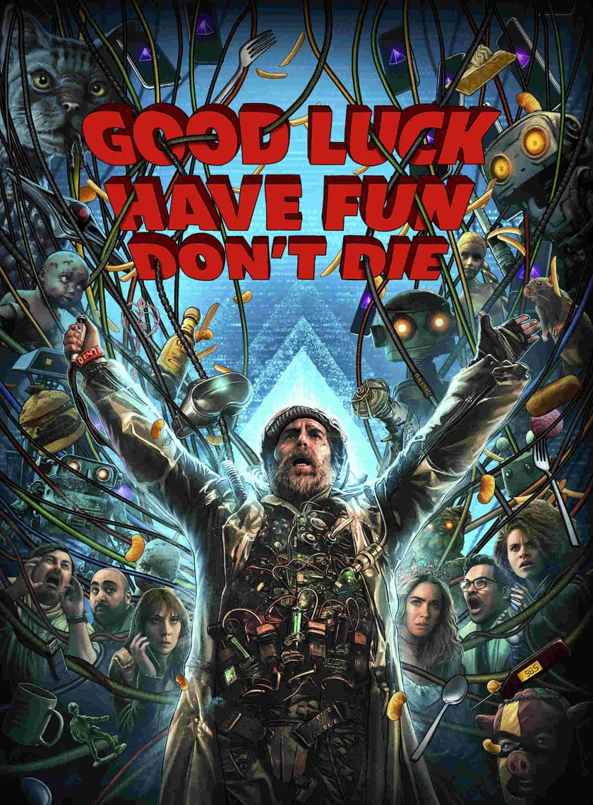 Good Luck, Have Fun, Dont Die (2025) (Hindi + English) Dual Audio Hollywood Movie BluRay HD ESub poster