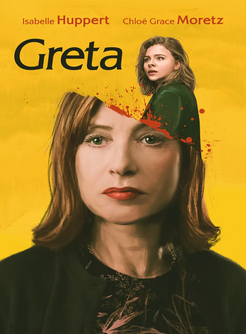 Greta (2018) (Hindi + English) Dual Audio Hollywood Movie BluRay HD ESub poster