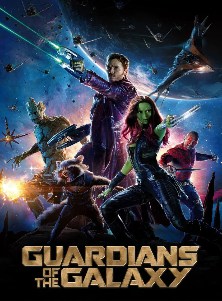 Guardians of the Galaxy (2014) (Hindi + English) Dual Audio MCU Movie BluRay HD ESub poster
