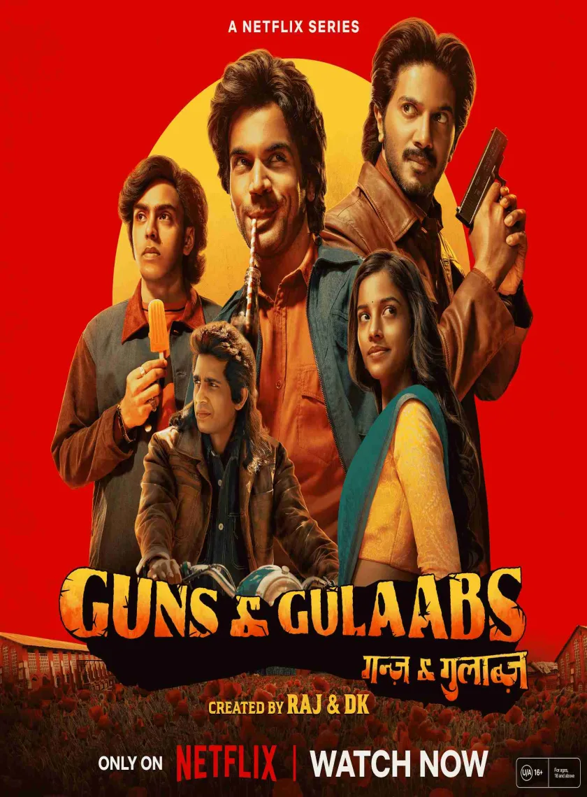 Guns and Gulaabs S1 (2023) Hindi Completed Web Series HEVC ESub poster