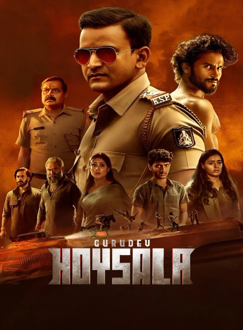 Gurudev Hoysala (2023) (Hindi + Kannada) Dual Audio UnCut South Movie HD ESub poster