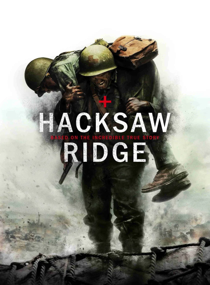 Hacksaw Ridge (2016) (Hindi HQ + English) Dual Audio Hollywood Movie BluRay HD ESub poster