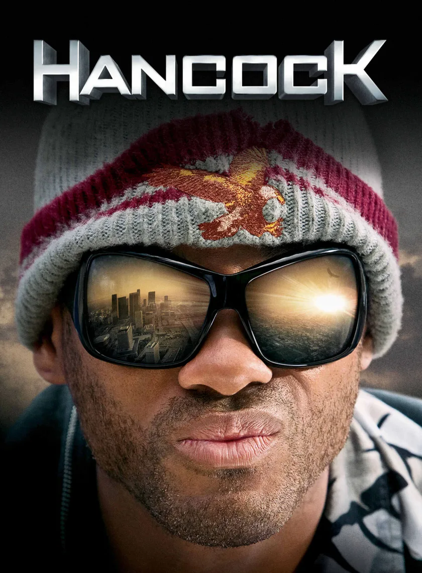 Hancock (2008) (Hindi + English) Dual Audio Hollywood Movie BluRay HD ESub poster