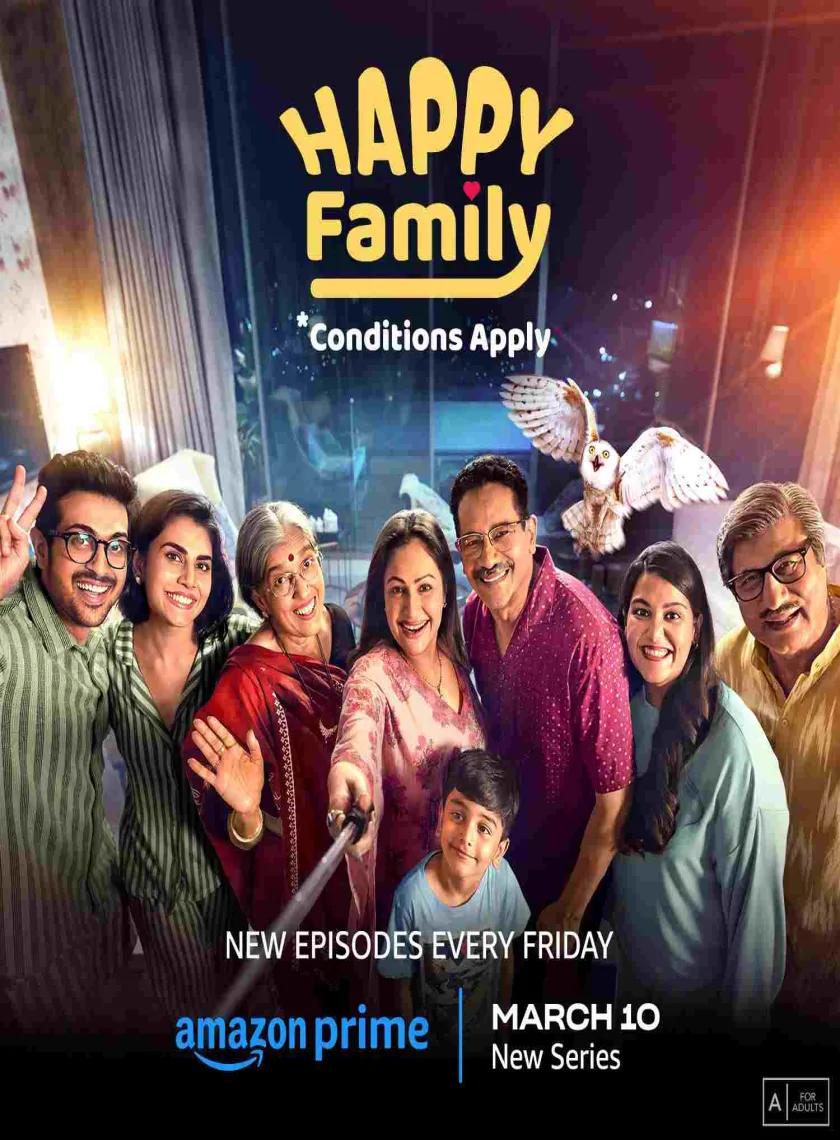 Happy Family Conditions Apply S1 (2023) Hindi Completed Web Series HEVC ESub poster