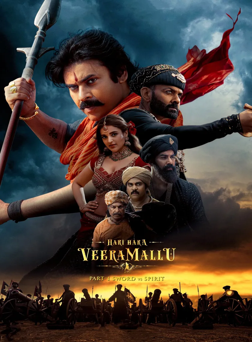 Hari Hara Veera Mallu (2025) (Hindi + Telugu) Dual Audio UnCut South Movie HD ESub poster
