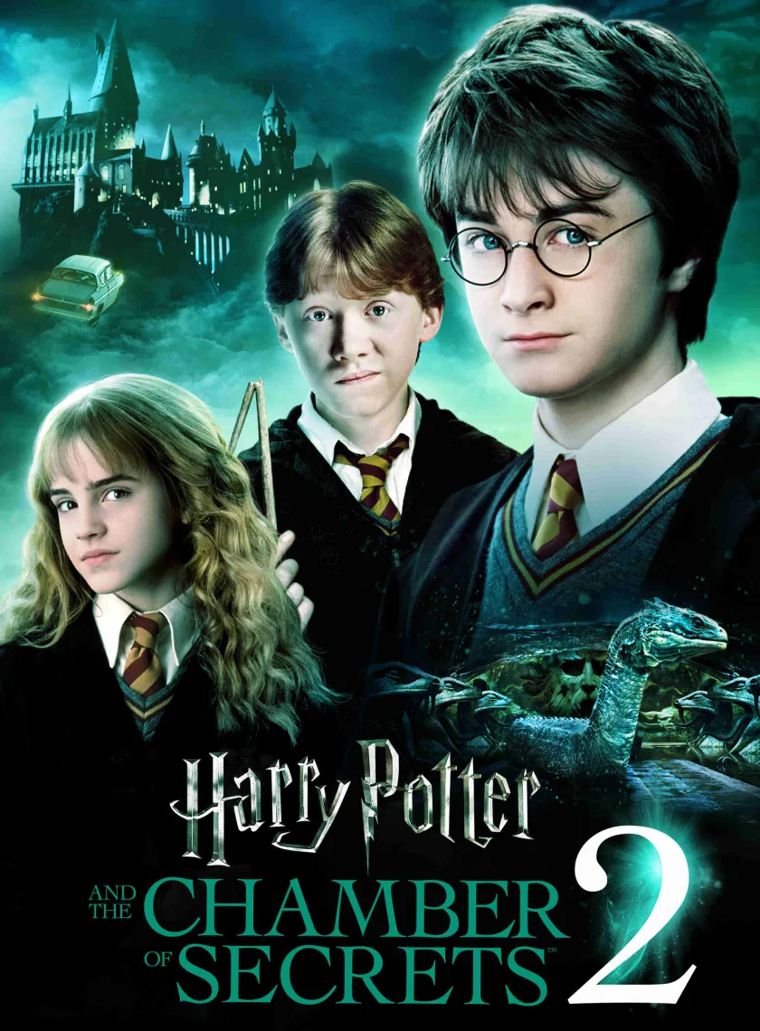 Harry Potter and the Chamber of Secrets (2002) (Hindi + English) Dual Audio Hollywood Movie BluRay HD ESub poster