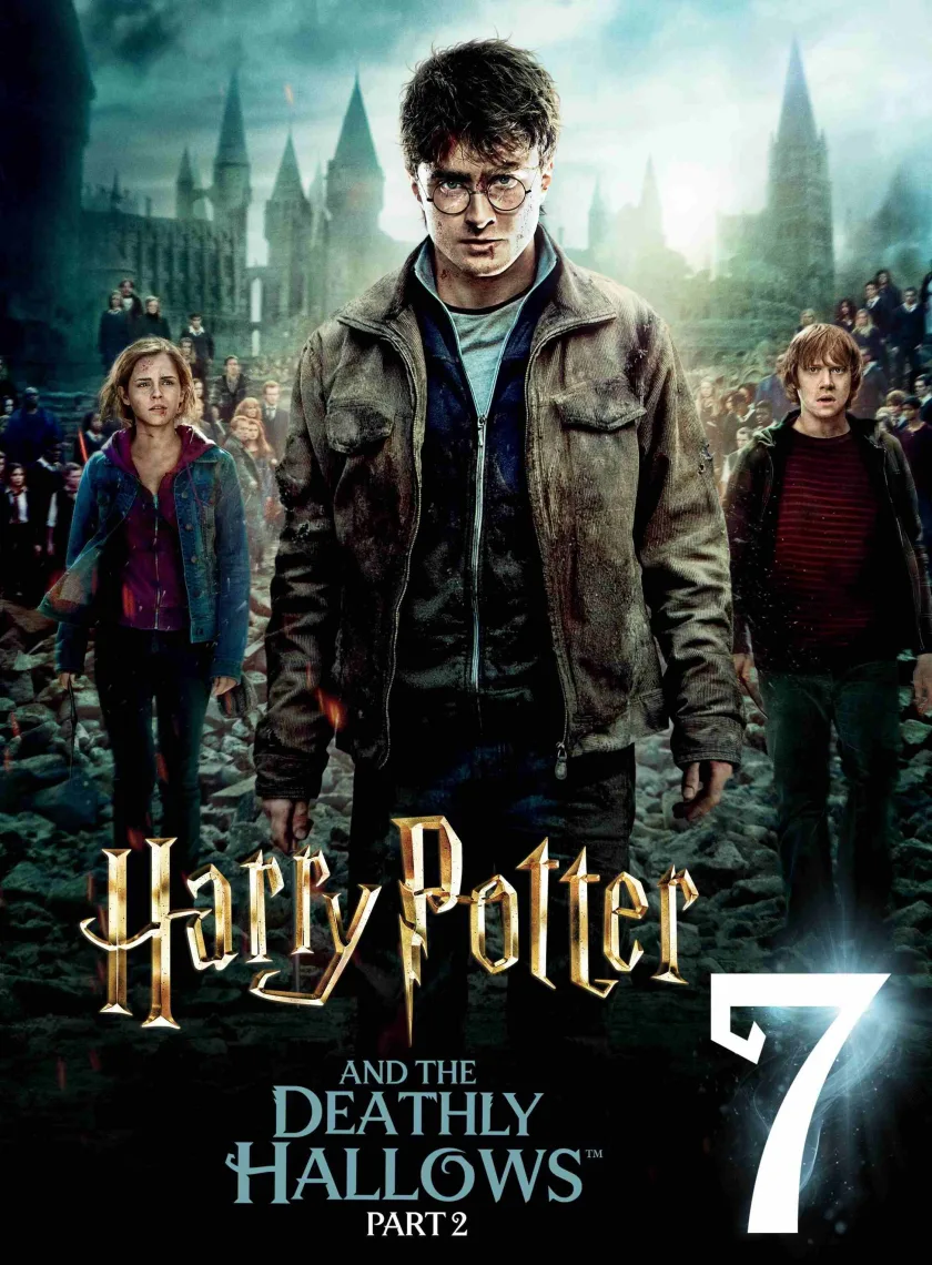 Harry Potter and the Deathly Hallows - Part 2 (2011) (Hindi + English) Dual Audio Hollywood Movie BluRay HD ESub poster